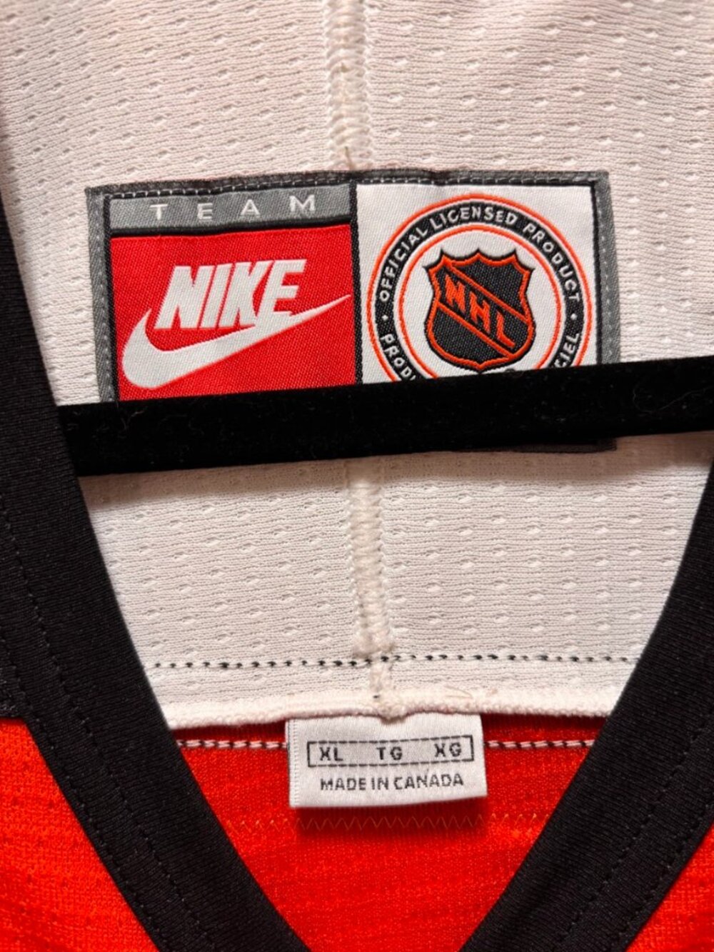 1997 Nike Eric Lindros Stanley Cup Final Philadelphia Flyers Jersey, XL - Picture 4 of 5